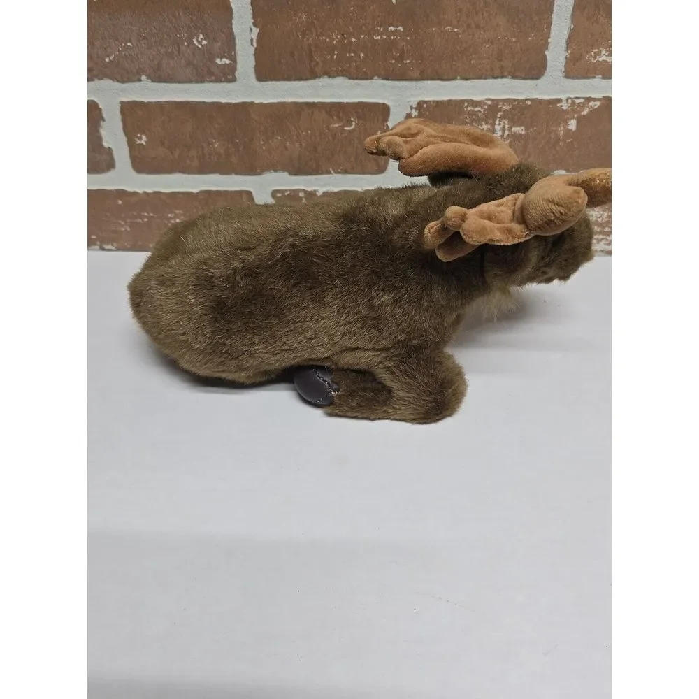 Brown Moose Reindeer Plush Lot‎ Of 5 Stuffed Animal Christmas Moose